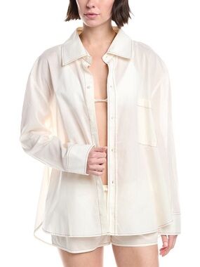 MONTCE Boyfriend Button-Down Shirt (B)